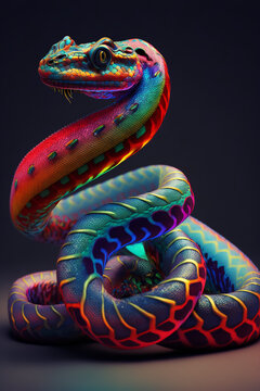 Rainbow python