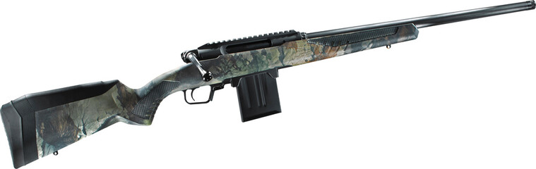 Camoflage bolt action rifle