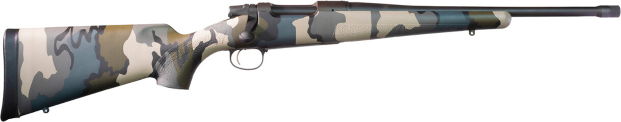 Camo bolt action rifle