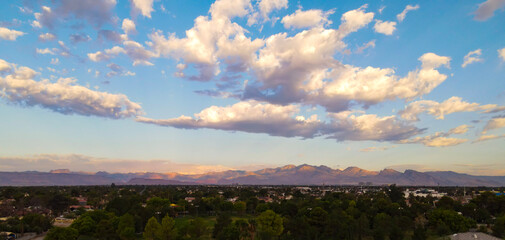 sunrise in the mountains