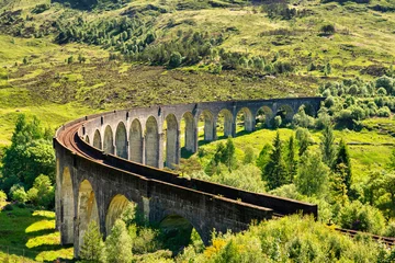 Cercles muraux Viaduc de Glenfinnan Glenfinnan Railway Viaduct in Scotland
