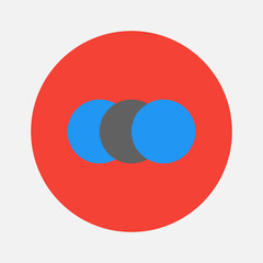 Slow motion icon in flat style about camera, use for website mobile app presentation