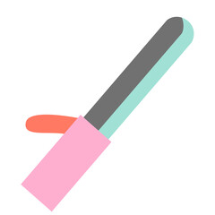 hair roller flat icon