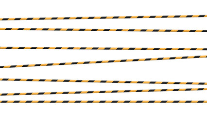 black and yellow warning banner