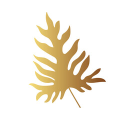 Gold leaf illustration 