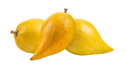 canistel fruit (Egg fruit, Tiesa, Yellow sapote, Canistelsapote, Chesa, Pouteria lucuma) isolated on  transparent png