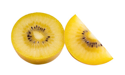 Kiwi gold isolated on  transparent png