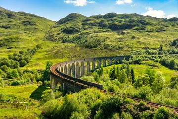Printed roller blinds Glenfinnan Viaduc Glenfinnan Railway Viaduct in Scotland