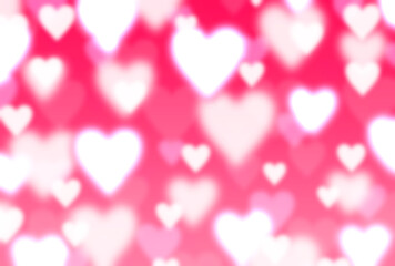 背景素材_ハート_ピンク