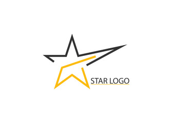 Obraz premium Abstract star logo icon design template elements. eps 10. 