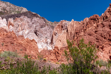 Fototapeta premium mountains of the argentine north of salta and jujuy in argentina