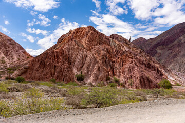 mountains of the argentine north of salta and jujuy in argentina