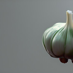 Fondo de Ajo Ingrediente Básico - Simple Garlic Background - Generative AI