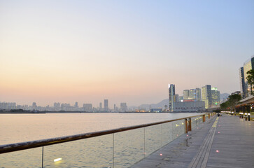 The Waterfront Boardwalk in Kwun Tong Promenade, 5 march 2013