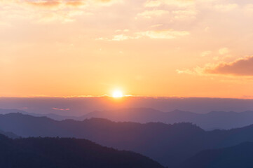 Fototapeta na wymiar Sun rise and sun set sky background