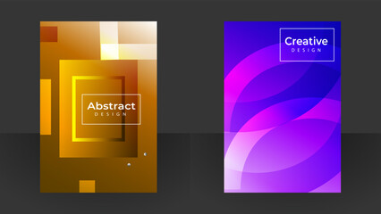 Annual report brochure flyer design template vector, Leaflet, presentation book cover templates. Transparent design.