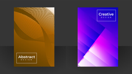 Annual report brochure flyer design template vector, Leaflet, presentation book cover templates. Transparent design.
