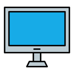 Monitor Filled Line Icon