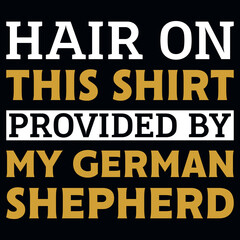 German shepherd typographic tshirt design 