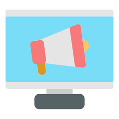 online marketing flat icon