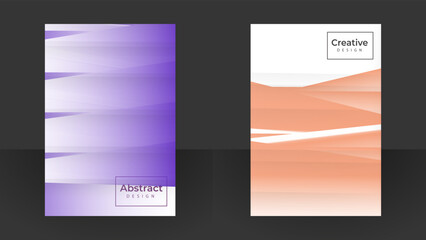 Abstract colourful creative templates with dynamic shapes. Cards, color covers set. Geometric design.