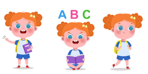 student child illustration girl