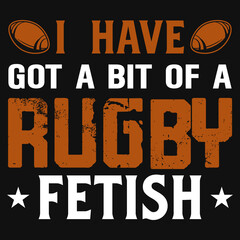 Rugby typographic tshirt design 