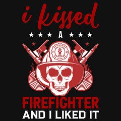 Firefighters tshirt design