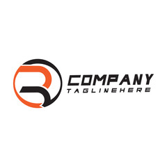 Obraz premium Letter R logo icon design template elements