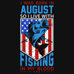 Fishing graphic tshirt design