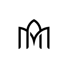am, m logo concept