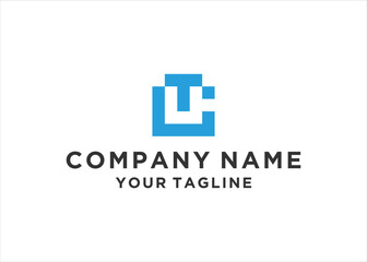 Obraz premium CT letter logo design vector illustration