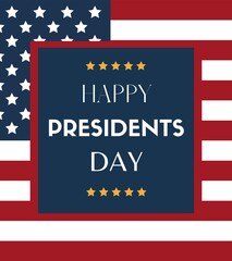 Happy Presidents Day for United states America poster, card, background, and social media post