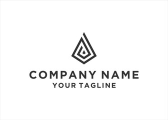 initial Letter D Logo Design Vector