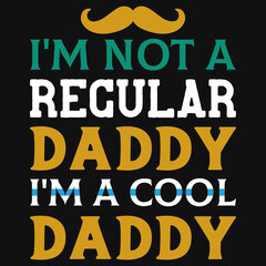 Dad typographic tshirt design