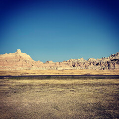 landscape in the desert