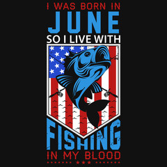 Fishing graphic tshirt design