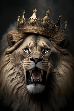 Lion Roaring Lion Roaring
