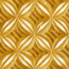seamless pattern with golden ribbon ai