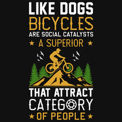 Mountain biking tshirt design