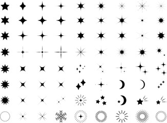 シンプルなキラキラのイラスト素材　背景イラスト素材