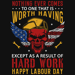 Labor day tshirt design