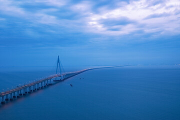 Hangzhou Bay Sea-crossing Bridge and Marine Scenery in China