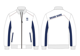 Varsity Jacket Template Apparel Mockup