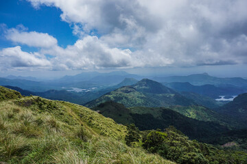 Fototapeta premium landscape with clouds
