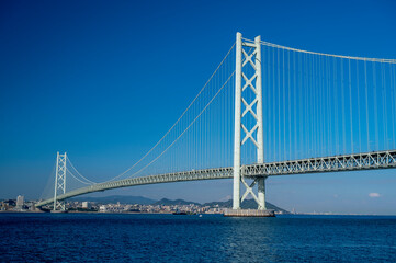 Fototapeta na wymiar 明石海峡大橋