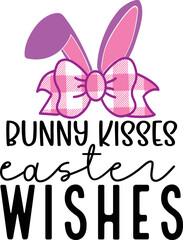 bunny kisses Easter wishes