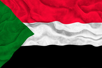National flag  of Sudan. Background  with flag  of Sudan