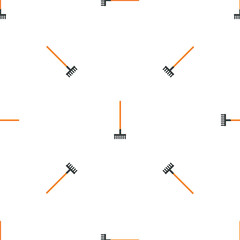 Garden fork pattern seamless background texture repeat wallpaper geometric vector