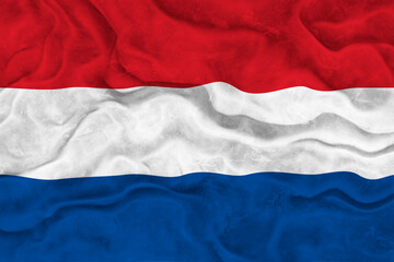 National flag of Netherlands. Background  with flag  of Netherlands.